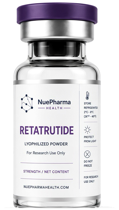 Retatrutide vial, NuePharma Health